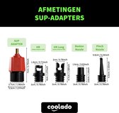 Coolado SUP-Adapter | Schräder | kites en wing foils | SUP-Boards | SUP pomp | Kite pomp | Opblaasbare Boot | Opblaasbare tent | Air Tent | Lucht Tent