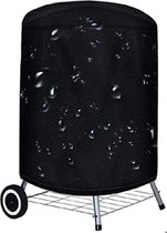 Ronde kogelbarbecue-afdekking, scheurbestendig, waterdicht, 210D Oxford-weefsel, uv-bescherming, barbecuehoes met verstelbaar koord 110x90