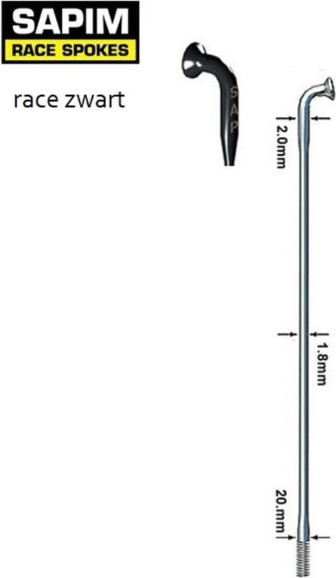 Spaak 14-288 ATB RVS X-Strong met nippel p/100 Kopen
