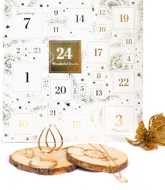 Calendrier de l'Avent 2023 - avec bijoux - pour adultes - 24 cadeaux -  Cadeau de Noël