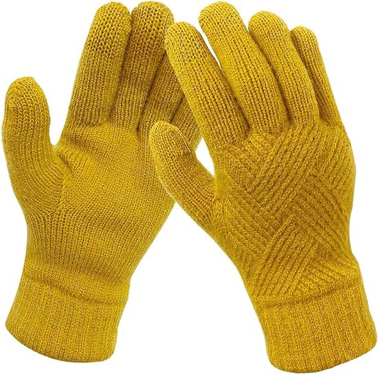Gants de conduite d'hiver en cuir pour hommes, gants en cuir, écran  tactile, laine doublée