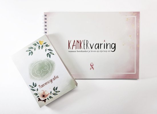 Borstkanker invulboek + 70 mijlpaalkaarten