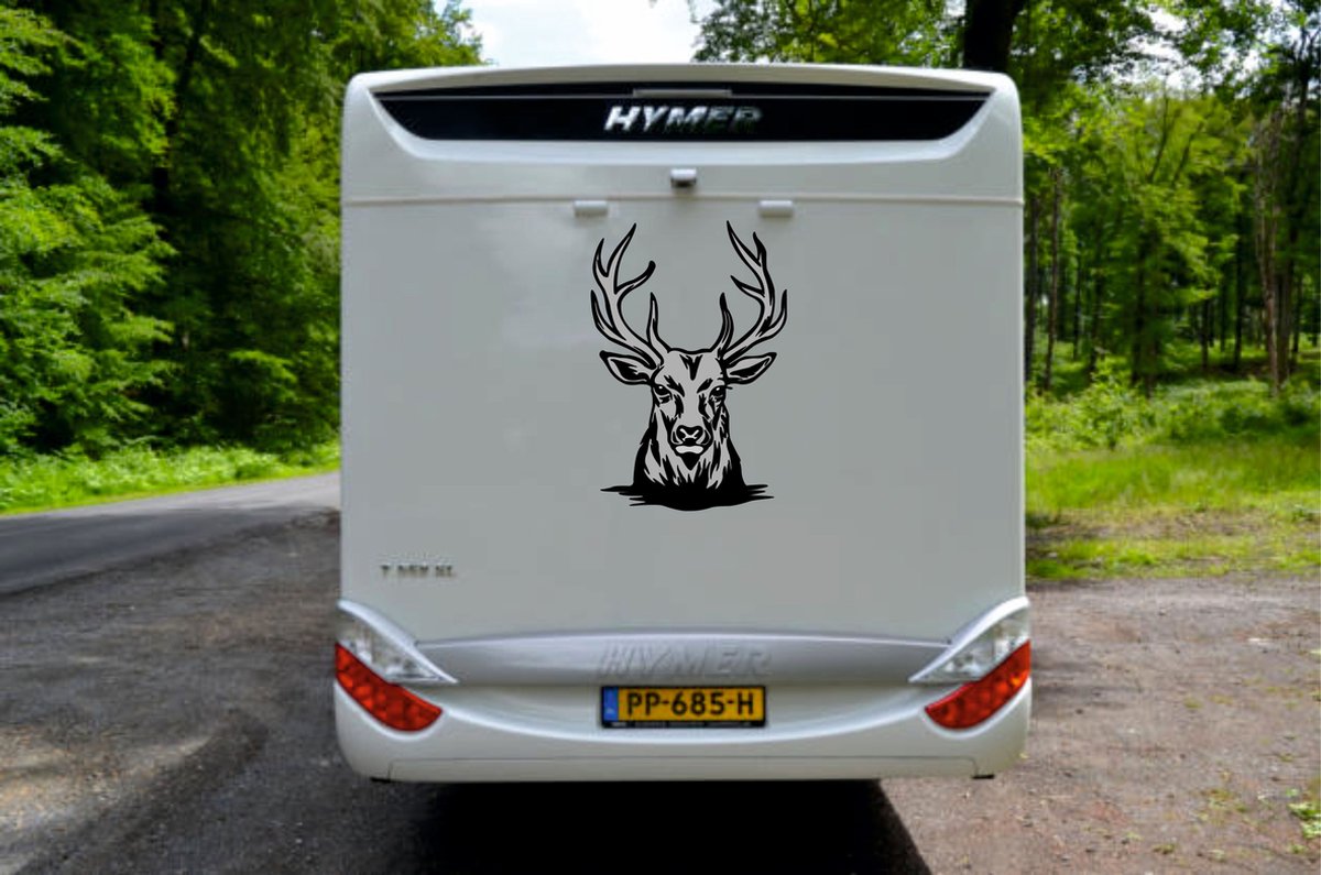 camper sticker Hertenkop