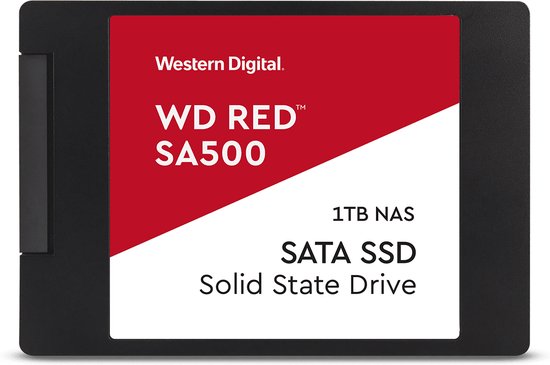 Western Digital Red SA500 NAS - Interne SSD 2.5" - NAS schijf - 1 TB