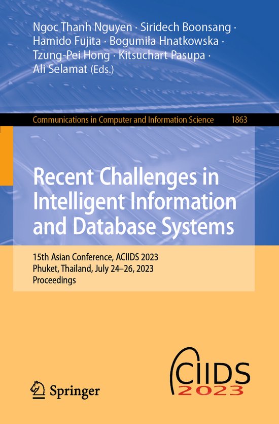 Communications in Computer and Information Science1863- Rece ... - cover