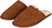 Pantoufles femmes Classiques - Pantoufles - Chaussures à enfiler - Homme - Cognac - 43/ 44