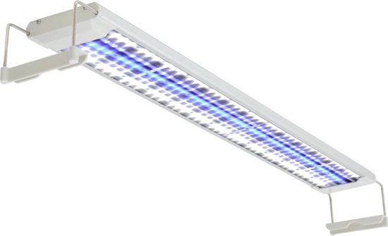 vidaXL Aquarium Led-lamp 50-60 cm - Aliminium - IP67