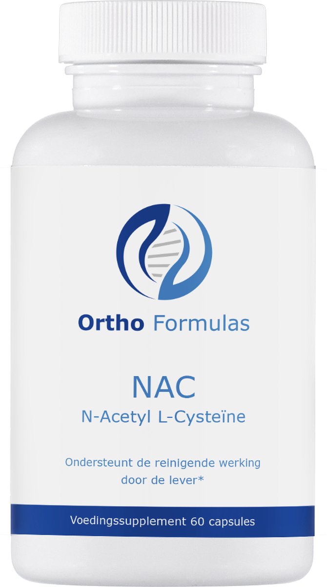 Goedkoopste NAC - 450 mg - 60 capsules - l-cysteïne - aminozuren - detox - antioxidant - afweersysteem - vegan