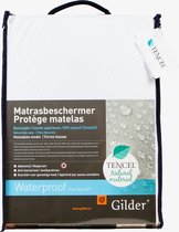 Gilder waterdicht Tencel hoeslaken/molton 70cm x 200cm