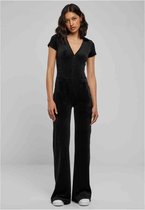 Urban Classics - Velvet Jumpsuit - XL - Zwart