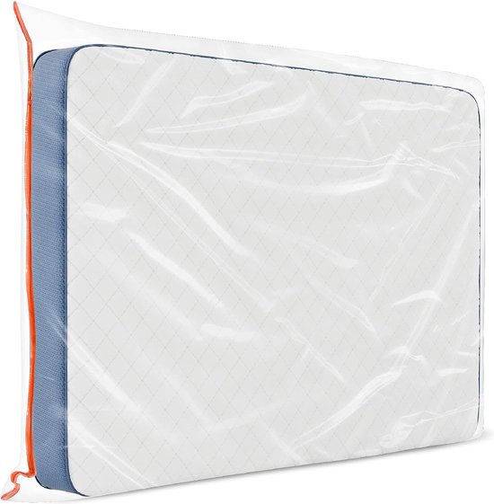 Matrashoes, 100 x 200 cm (dikte 30 cm), van kunststof, opbergtas voor matrassen, bescherming voor je matras voor opslag, verhuizing, matrassen, opbergtas met praktische ritssluiting