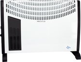 Suntec Heat Flow 2020 - Convecteur de chauffage | 2000 watts | Pour pièces jusqu'à 60 m³ (~25 m²) | 3 réglages de chaleur | Thermostat réglable | Ventilateur de chauffage turbo | Autonome et mural