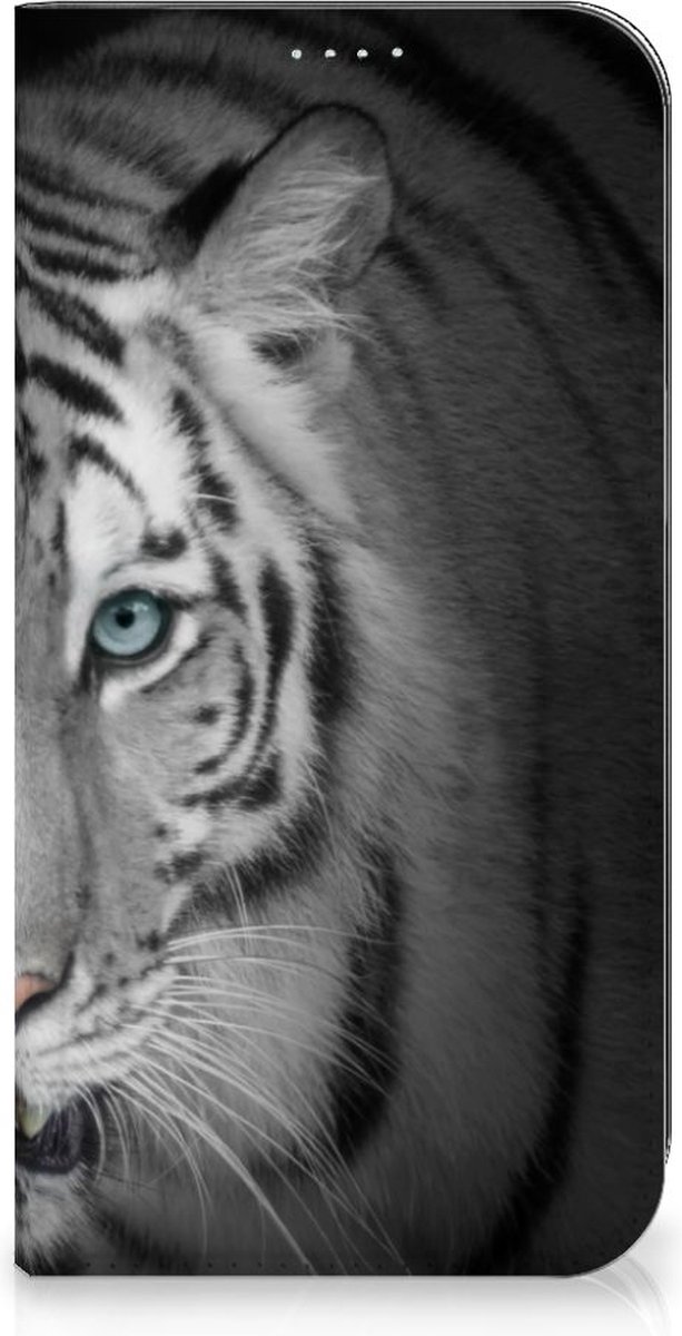 Standcase Hoesje voor iPhone 15 Plus Hoesje maken Tijger