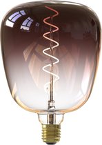 Calex Colors Kiruna Marron  - Ampoule LED E27 - Source Lumineuse Filament Dimmable - 5W - Lumière Wit Chaud