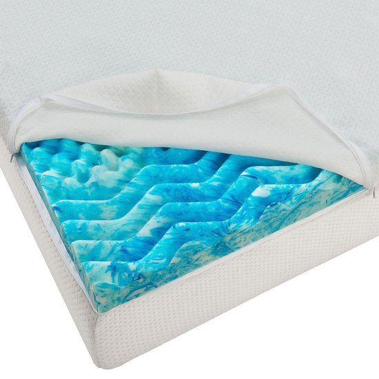 Topper / Surmatelas / Surmatelas - 140 x 200 cm - H2 / H3 - Mémoire de forme