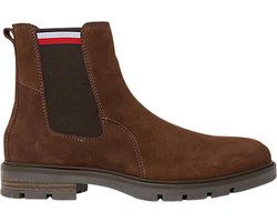 Tommy Hilfiger - Heren Laars Chelsea Boot - Bruin - Maat 43