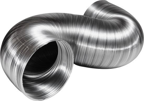 Dparts aluminium luchtafvoerslang 150mm - uittrekbaar tot 1,5m -  hittebestendig (max.... | bol