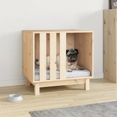 The Living Store Doghouse - Supercool - Panier pour chien - 60 x 45 x 57 cm - Bois de pin Massief