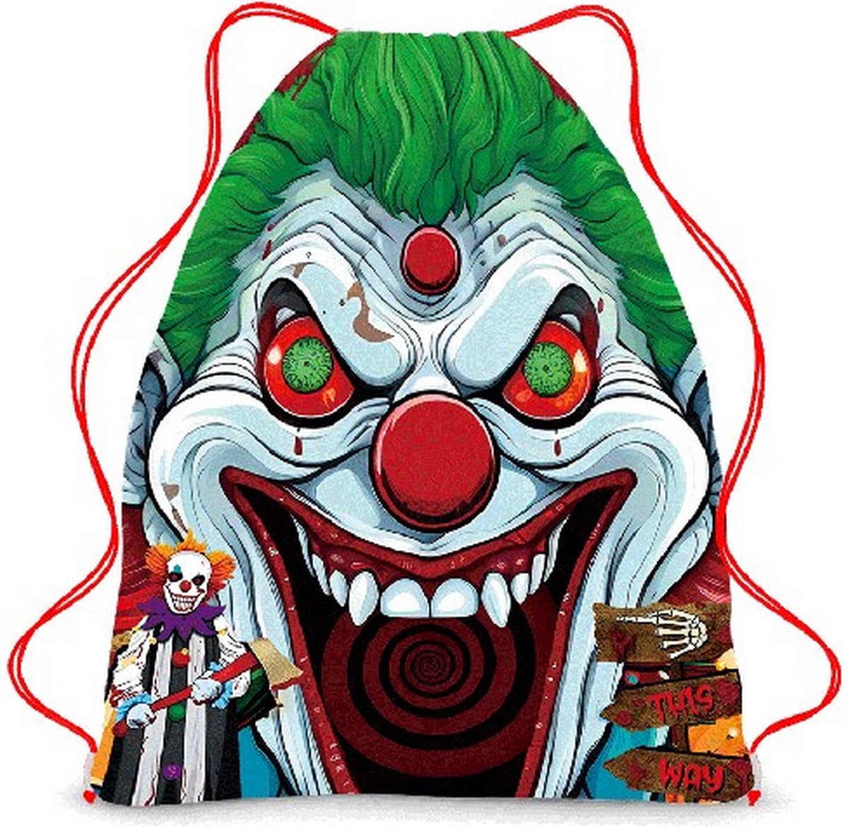 Halloween snoep rugtas "Clown"