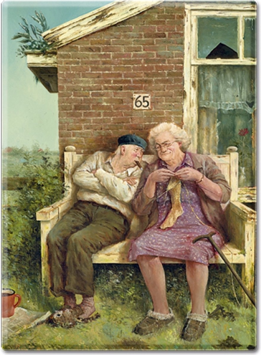Koelkastmagneet - Marius van Dokkum - True love