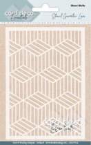 Card Deco Essentials - Mixed Media Stencil- Geometric Lines