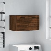The Living Store Wandkast - Opbergkast - Bruineiken - 60 x 36.5 x 35 cm - Duurzaam hout
