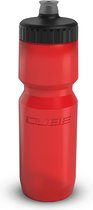 CUBE Waterfles Feather - Bidon - Grote Schroefdop - BPA-vrij - 0.75 Liter - LDPE - Rood