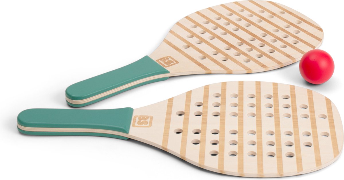 BS Toys Houten Padelrackets  Padelrackets  Padel rackets kinderen  Buitenspeelgoed voor Kinderen  Educatief Speelgoed  Cadeau kind  Houten speelgoed  Buiten speelgoed  Strandspeelgoed  Sport