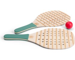 BS Toys Houten Padel-rackets - Padelrackets - Padel rackets kinderen - Buitenspeelgoed voor Kinderen - Educatief Speelgoed - Cadeau kind - Houten speelgoed - Buiten speelgoed - Strandspeelgoed - Sport