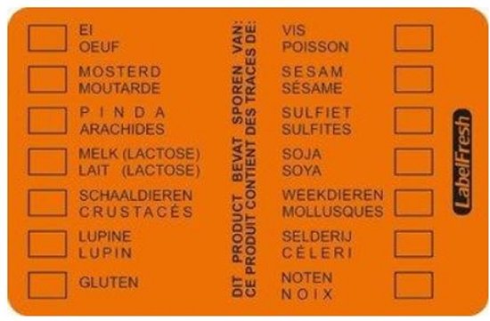 Labelfresh 500 labels 70x45mm Allergenen