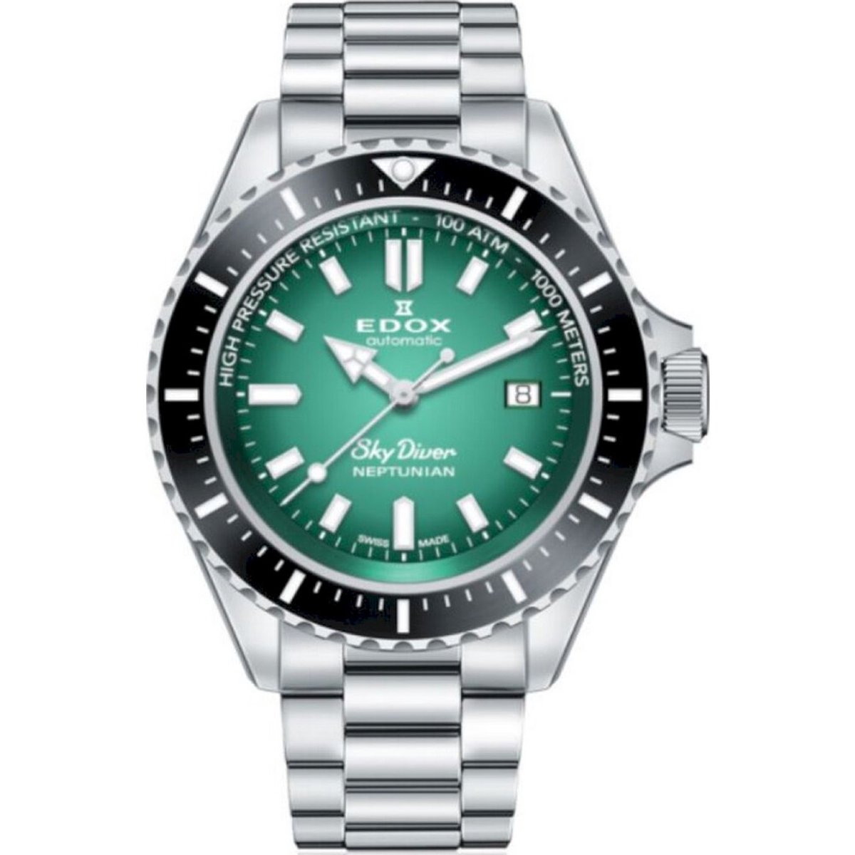 Edox - Polshorloge - Heren - Automatisch - Skydiver - 80120 3NM VDN