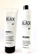 Inebrya Black Pepper Iron Duo Shampoo 300ml + Mask 250ml