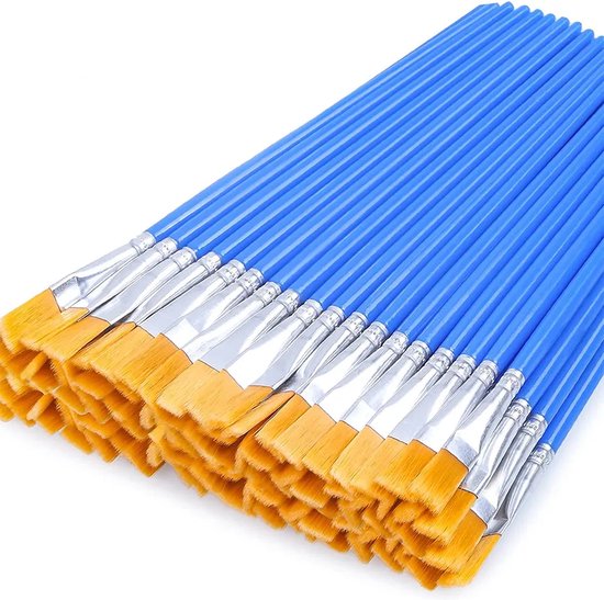 Pinceaux Blauw - Klein - Set de 20 pièces - Plat
