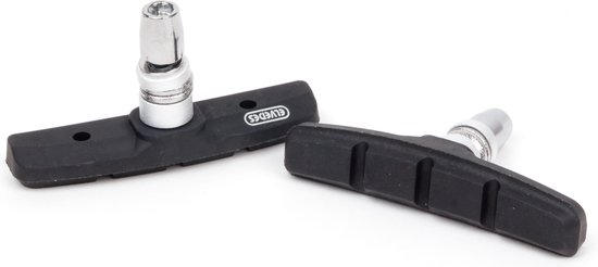 Foto: Shimano remblokrubbers m70r2 velgrem rubber zwart 4 stuks
