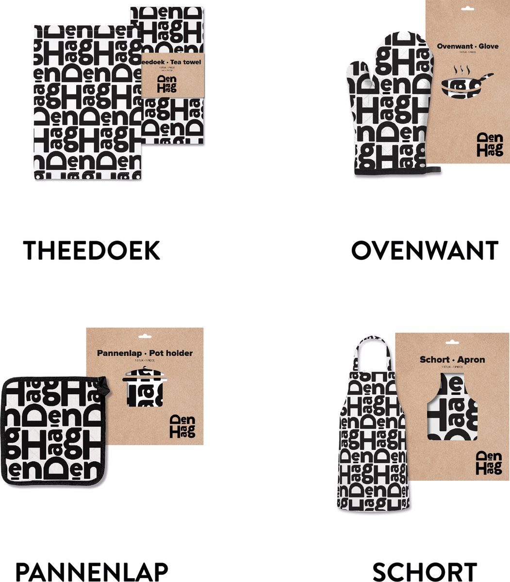 Den Haag keukentextiel voordeelpakket - Souvenirs Nederland
