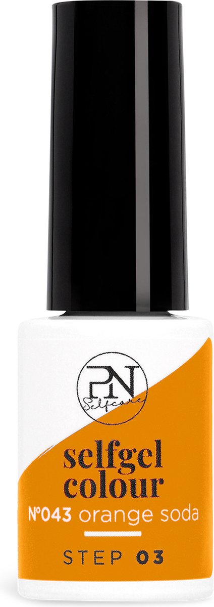 PN Selfcare 'N43 Orange Soda' Gel Nagellak Oranje - Vegan - 21 Dagen Effect - Gellak voor UV/LED Lamp - 6ml