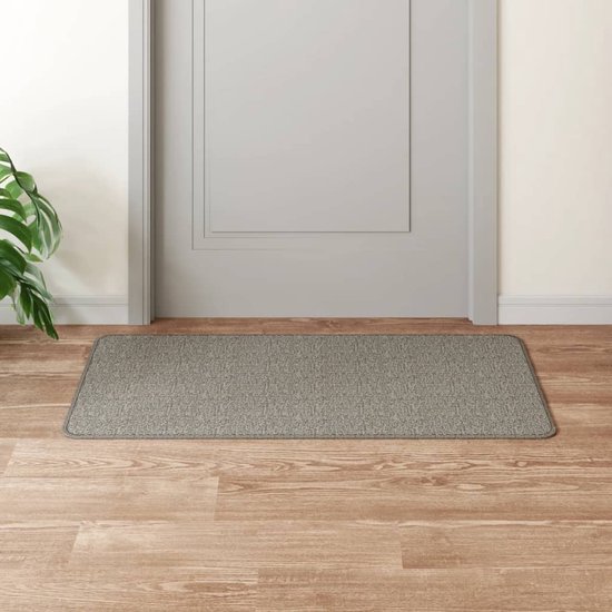 vidaXL Tapijtloper 80x400 cm sisal-look zandkleurig, gangloper, keuken mat, gangtapijt, tapijt loper, gang loper, keuken tapijt loper