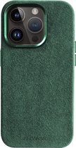 iPhone 15 Pro Max - Coque Alcantara - Vert Minuit