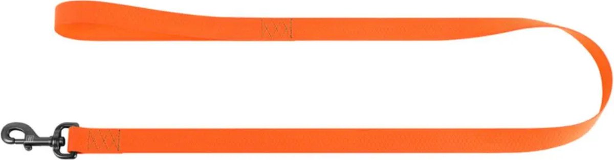 WAUDOG Waterproof Hondenlijn / Hondenriem - Collartex - Oranje - Breedte 25 mm - Lengte 122 cm