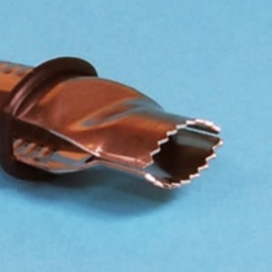 PME OPEN HOLLY SERRATED métal crible pour gaufrer pâte à sucre gâteau