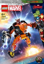 LEGO Marvel Avengers Marvel 76243 L’Armure Robot de Rocket