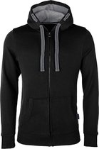 Men´s Hooded Jacket met ritssluiting Black - XL