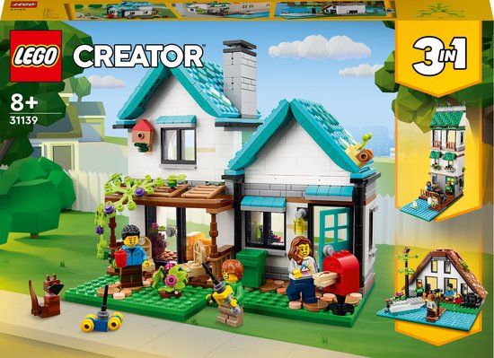 Set de maison Knus 3 en 1 LEGO Creator - 31139 | bol.com