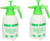 Handdrukspuit | 2 Liter Multifunctionele Wassproeier | Sproeifles Plantensproeier voor Binnenshuis | Voor Keuken Badkamer Bloemen Huisdieren Wassen Auto Wassen Planten Water Geven En Bemesten