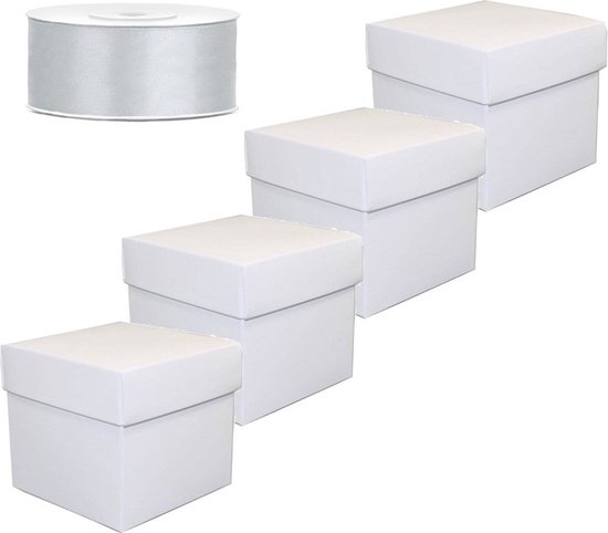 Kleine witte papieren bal 10 cm - Partyversiering