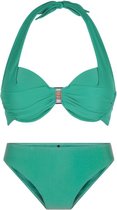 LingaDore - Green Halternek Bikini Set - maat 36D - Groen