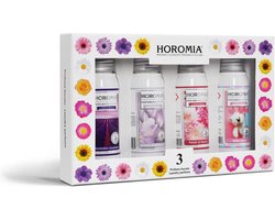 Horomia Geschenkset - Wasparfum Proefpakket - Horo 3 - 4x 50ml wasparfum