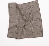 Tresanti geruite pochet bruin