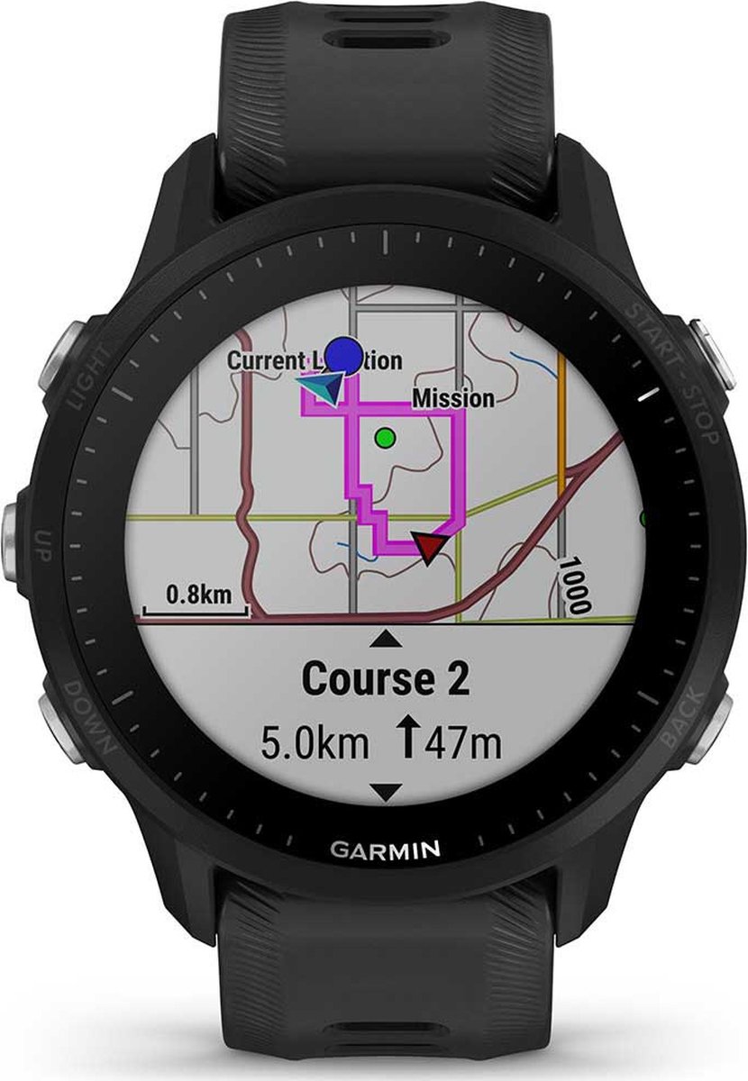 Garmin Forerunner 955 Hardloophorloge 46 mm Zwart - afbeelding 3
