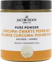 Jacob Hooy Pure powder curcuma zwarte peper (110g)